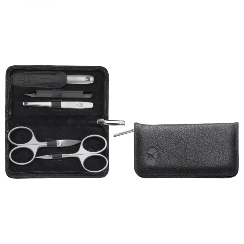 ZWILLING 98681-004-0 manikiūro ir pedikiūro priemonių rinkinys, nerūdijantis plienas, juodos spalvos