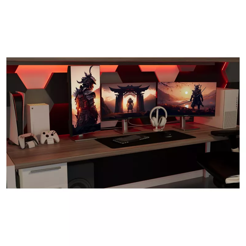 JAPANNEXT JN-I270WQHD300F-HSP monitorius 27 colių (68.6 cm) 2560x1440 WQHD LED pilkas