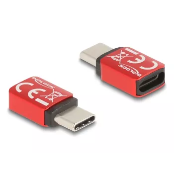 Mobiliojo įrenginio įkroviklis DeLOCK 60689 Smartphone Raudonas 48V 2 USB Type-C