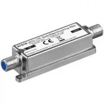Wentronic Goobay LTE/4G SPERRFILTER, F-Lizdas - F-Lizdas, skirtas netrukdomam DVB-T/T2 HD priėmimui (67510)