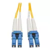 Dupleksinis vienmodis 9/125 šviesolaidinis kabelis Tripp Lite N370-02M 2 m LC/LC