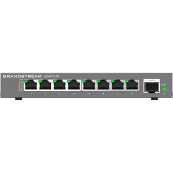 Grandstream Networks GWN7701M tinklo jungiklis (nevaldomas) 2.5G Ethernet (100/1000/2500) Juodas