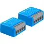 Išmanusis relės modulis Shelly 1 Mini Gen4, 1P 8A, Wi‑Fi/Matter/Zigbee/Bluetooth, 110–240 V, kompaktiškas (2 vnt.)