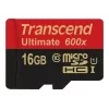 Transcend microSDHC MLC 16GB Class 10 UHS-I 600x su SD adapteriu