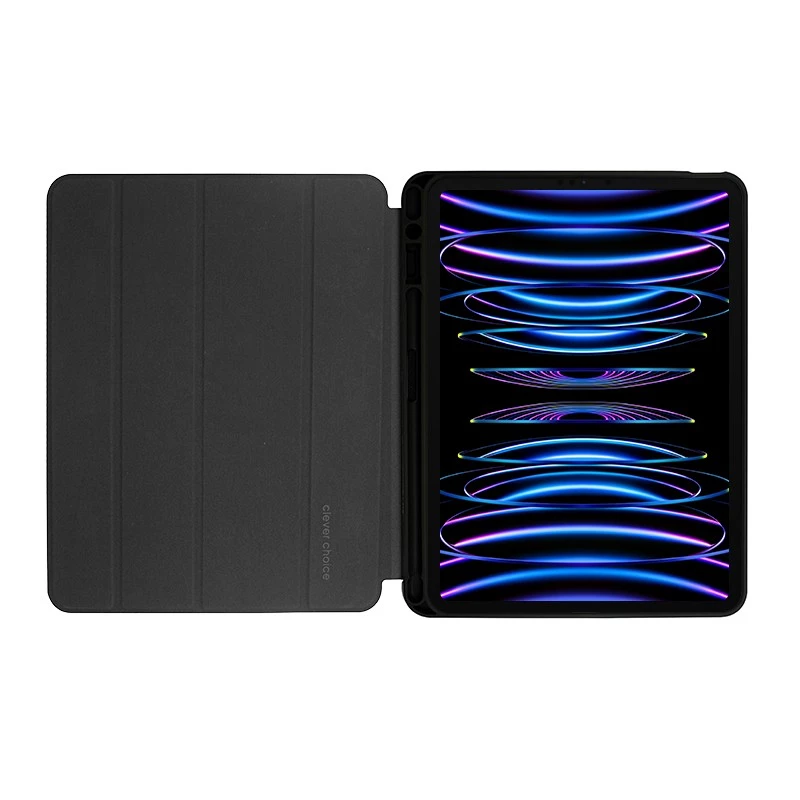 Dėklas Folio Crong FLEXFOLIO, Apple iPad 11 Pro / Air 10,9 colio, juodas