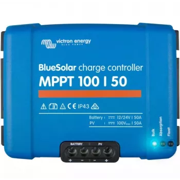 Saulės baterijų valdiklis Victron BlueSolar MPPT 100/50, 100V įėjimas, 50A išėjimas