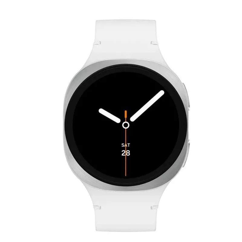 Samsung Galaxy Watch 8 3,3 cm (1,3 colio) AMOLED 40 mm Skaitmeninis 438 x 438 pikselių Liečiamas ekranas Sidabrinis „Wi-Fi“ GPS (palydovas)