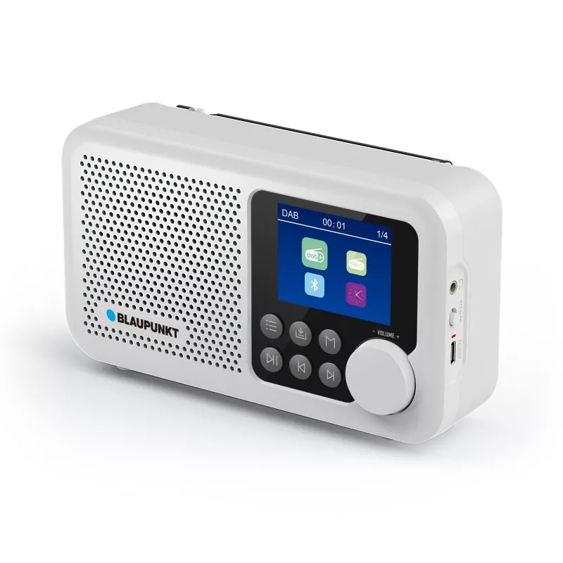 Blaupunkt DR8WH nešiojamas radijas baltas