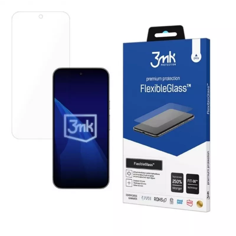Apsauginis stiklas 3MK FlexibleGlass, skirtas Google Pixel 10 Pro XL