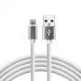 everActive laidas USB Lightning 1m - Baltas, silikoninis, greitas įkrovimas, 2,4A - CBS-1IW