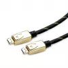 ROLINE 11.04.5921 DisplayPort kabelis 2 m juodas - auksinis (11.04.5921)