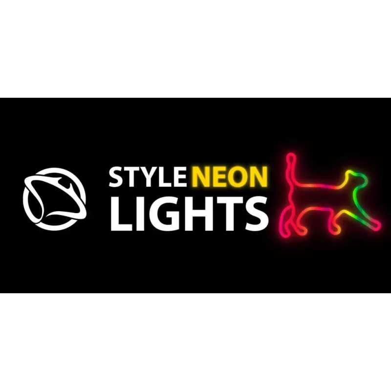 LED neon juosta MANTA SNL60RGB RGB spalvų kaitos lanksti dekoratyvinė juosta