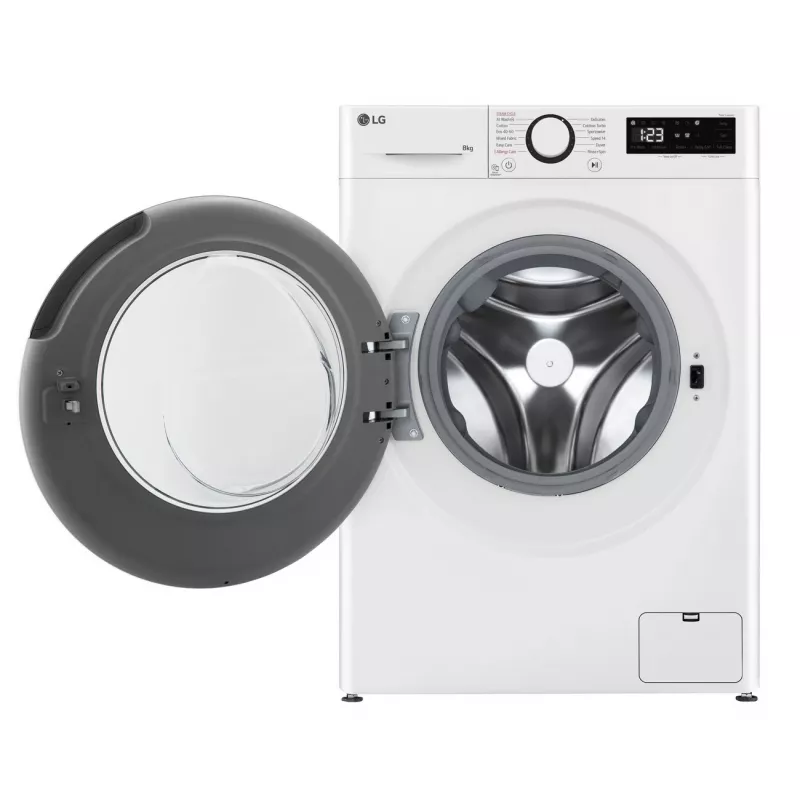 LG F2WR508SWW Skalbimo mašina, priekinis pakrovimas, 8 kg, 1200 aps./min., garo funkcija