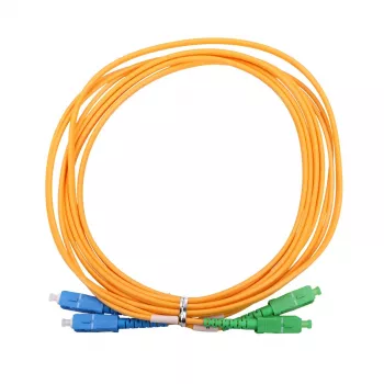 Šviesolaidinis kabelis Extralink EX.9281, FTTH G.652D, SC-SC, 3 m, dupleksas, geltonas