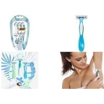 Vienkartinis skustuvas BIC Soleil Bella, 3 ašmenys, pakuotėje 3 vnt.