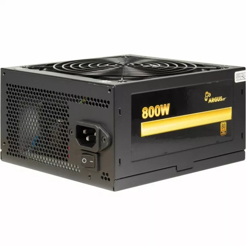 Maitinimo blokas Inter-Tech Argus GPS-800 800W, 80+ Gold, ATX, 14cm ventiliatorius