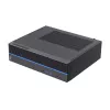 Akyga AK-302-01BL SFF kompiuterio korpusas, Micro ATX / Mini ITX, USB-C + 2x USB 3.0 + USB 2.0, be maitinimo bloko, juodas