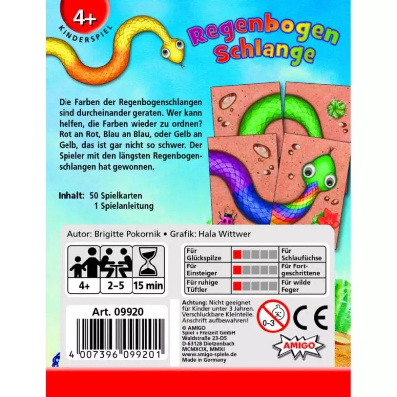 Regenbogenschlange, Kortų žaidimas