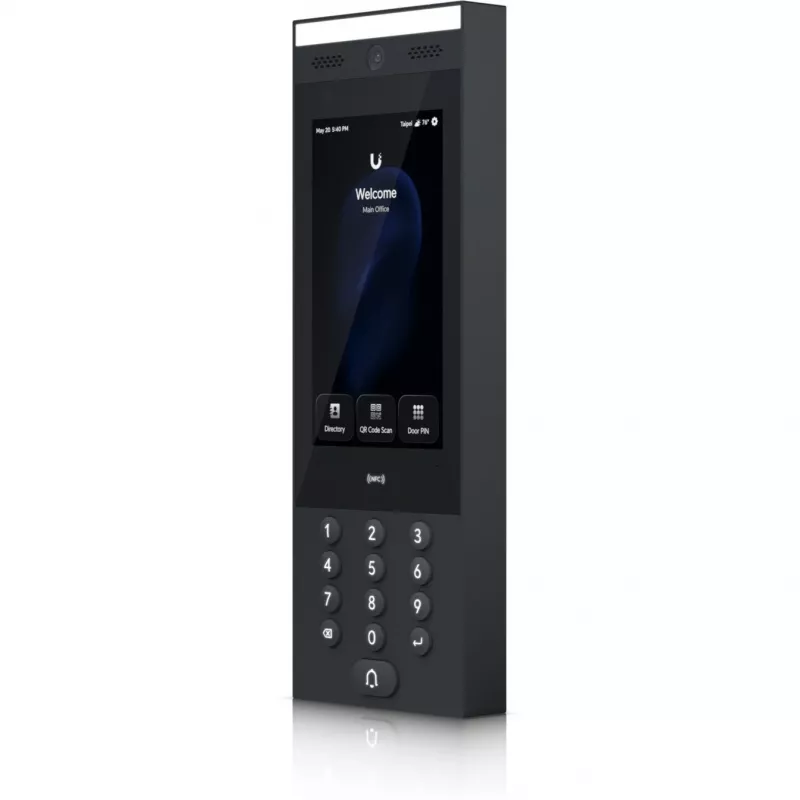 Ubiquiti G3 Intercom – lauko/vidaus domofoninis terminalas su lietimui atspariu ekranu ir NFC palaikymu
