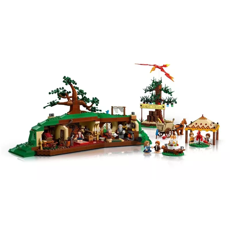 LEGO ICONS 10354 Žiedų valdovas: Hobitų kaimas