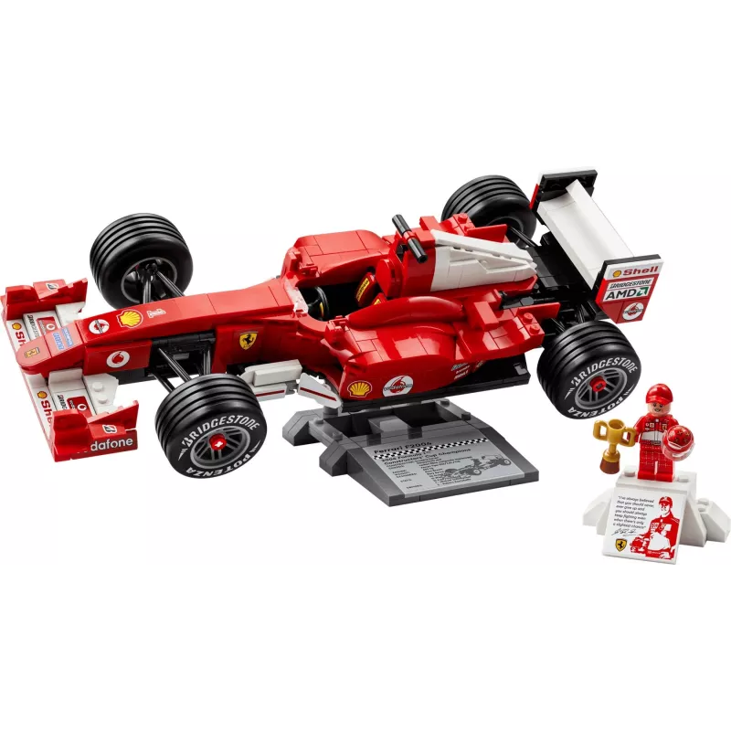 LEGO ICONS 11375 Ferrari F2004 ir Michael Schumacher