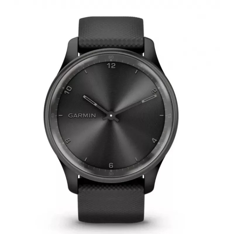 Garmin vivomove Trend 40 mm hibridinis laikrodis su LCD jutikliniu ekranu 254 x 346 pikseliai, juodas, GPS