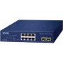 Valdomas jungiklis PLANET GS-2210-8T2S 8 prievadų 10/100/1000T + 2 prievadų L2 Gigabit Ethernet