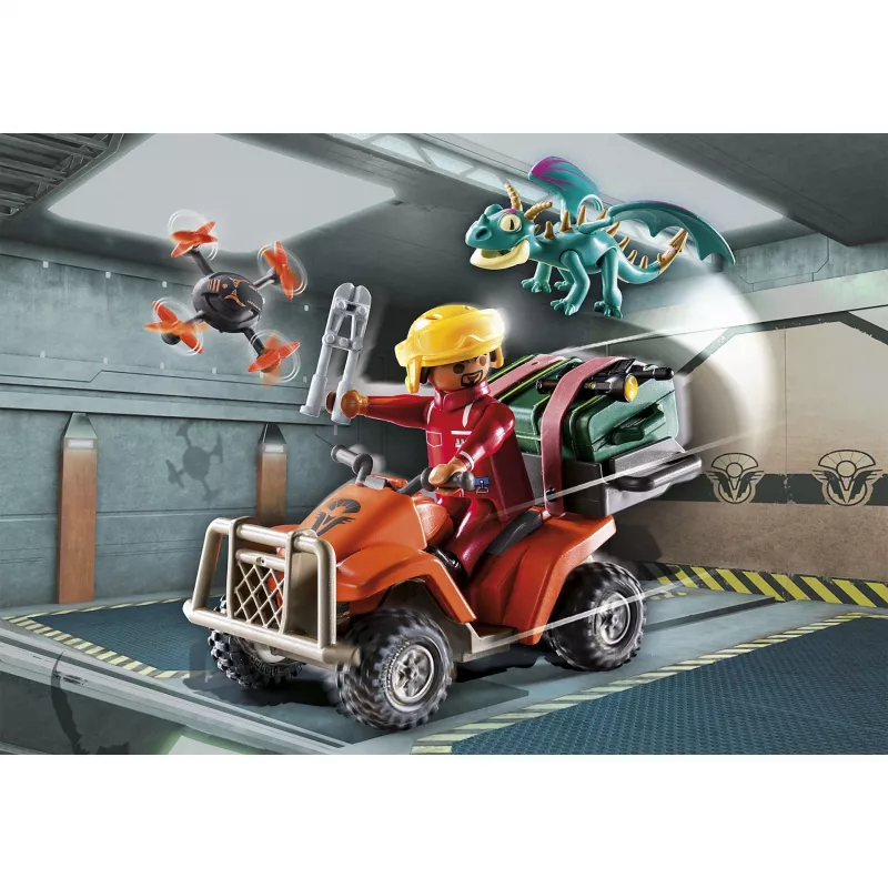 Žaidimų rinkinys „Dragons: Devynių Karalysčių Ikaris Keturkis“ Playmobil 71085
