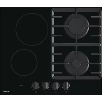 Gorenje GCE691BSC Juoda įmontuojama dujinė-kaitlentė 60 cm 4 zonos