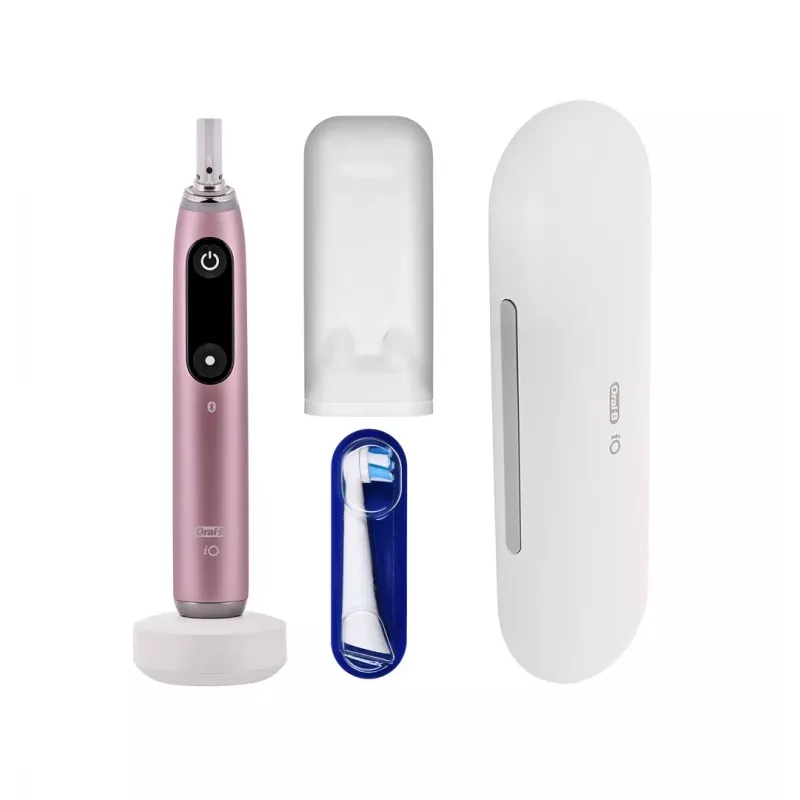 Oral-B iO9 Series 9 elektrinis dantų šepetėlis, rožinis kvarcas