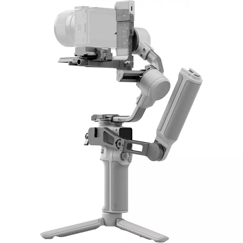 Gimbal stabilizatorius DJI RS 4 Mini Combo – kompaktiškas rankinis stabilizatorius veidrodiniams fotoaparatams
