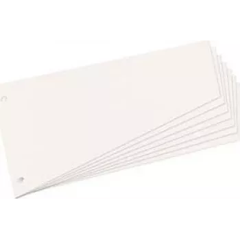herlitz Skiriamieji lapai, trapecijos formos, Manilos kartonas, balta, DIN A4, perforuoti, 120 x 230 mm, aiškesniam organizavimui (10838506)