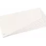 herlitz Skiriamieji lapai, trapecijos formos, Manilos kartonas, balta, DIN A4, perforuoti, 120 x 230 mm, aiškesniam organizavimui (10838506)