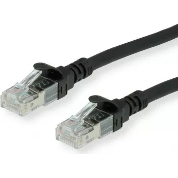ROLINE Patch-Cable RJ-45 (M) į RJ-45 (M) - 3 m - UTP - CAT 6 - Halogen-Free, Moulded, Stranded - Juoda (21.15.2553)