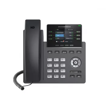 IP telefonas Grandstream GRP2613W juodas, 4 linijos, TFT 2,4 colio