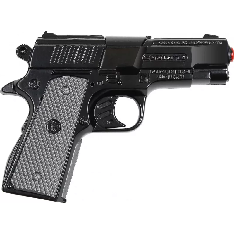 Pulio modelis 15546/6 – metalinis policijos pistoletas žaislas