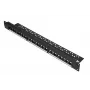 Patchpanel Extralink 24 prievadų U/UTP modulinis, 1U, juodas, 482,6 mm