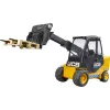 Žaislinis šakinis krautuvas BRUDER JCB Teletruk – ABS, nuo 3 metų, juodai geltonas