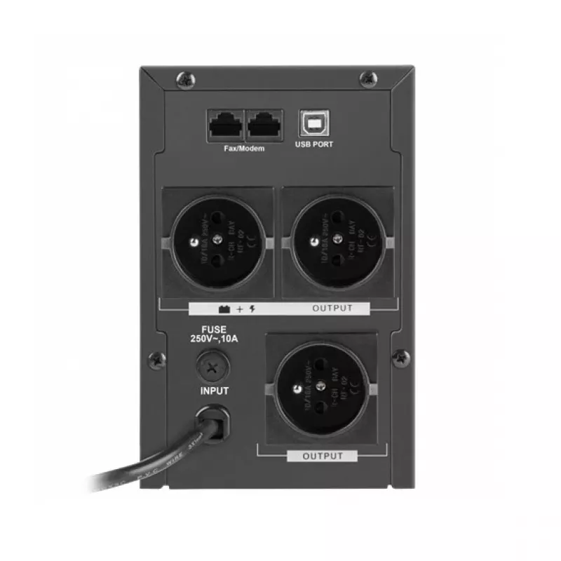 Nepertraukiamo maitinimo šaltinis Armac O/1500E/LCD linijinis-interaktyvus 1,5 kVA 3 lizdai