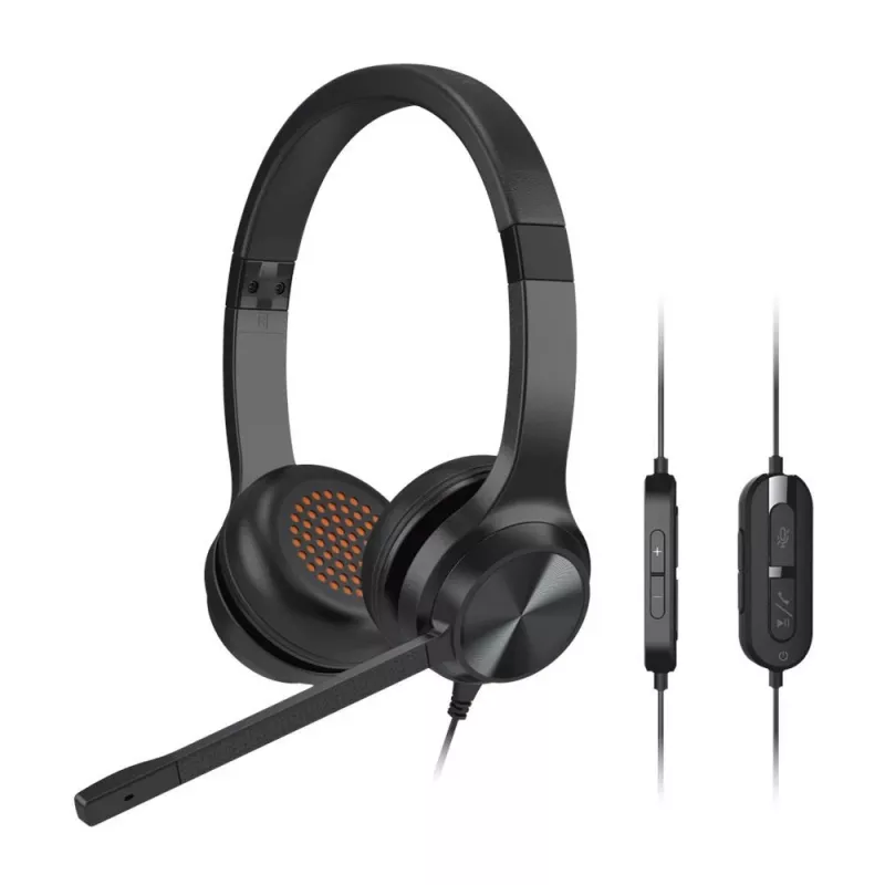 Ausinės Creative Chat USB on-ear, laidinės, stereo, juodos