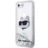 Karl Lagerfeld | Original Dėklas iPhone SE 2022/SE 2020/7/8 Karl Lagerfeld Kietas Dėklas Blizgučiai Choupette Galva (KLHCI8LNCHCS)