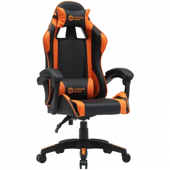 Žaidimų kėdė CANYON Core SGCH2 Juoda Oranžinė – ergonominis dizainas, reguliuojamas aukštis