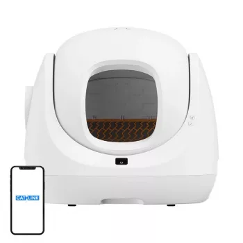 Savaime išsivalantis katilų tualetas Catlink Baymax — Baltas, 70 L, 599×533 mm