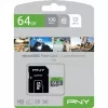 PNY Elite 64 GB MicroSDXC UHS-I Class 10 atminties kortelė
