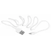 USB laidas SAVIO CL-123 USB 2.0, USB A į Micro-USB B, 1 m, baltas