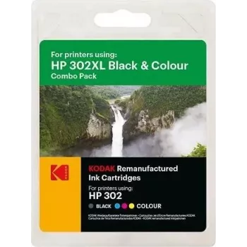 Originalūs KODAK HP 2133 rašalo kasetės (2 vnt.) juoda + spalvota F6U68AE/F6U67AE 560/330S 15/18 ml (185H030217)