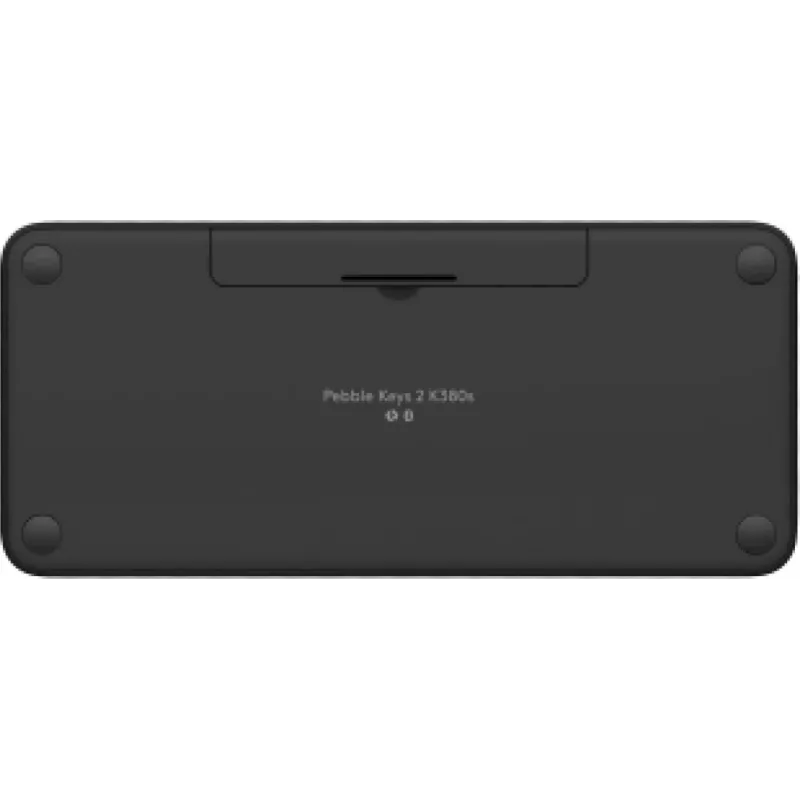 Logitech Pebble Keys 2 K380s belaidė klaviatūra – Bluetooth LE – QWERTY išdėstymas (šiaurietiškas) – tamsiai pilka (920-011879)
