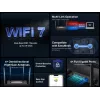 Stalinis maršrutizatorius MERCUSYS MR25BE EasyMesh Wi‑Fi 7 dviejų juostų 2.4/5 GHz, 3600 Mbps, 3× Gigabit LAN, 4 išorinės antenos