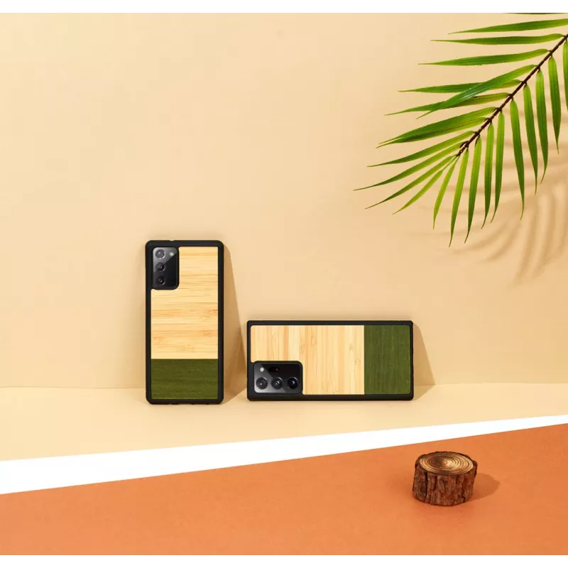 Apsauginis dėklas Man and Wood Galaxy Note 20 – bambuko miškas juodas