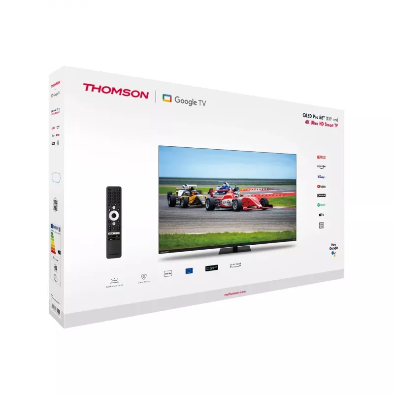 Televizorius Thomson Q70 Series 55QG7C14 139,7 cm (55 inch) 4K Ultra HD Smart TV Wi-Fi Juodas 350 cd/m²